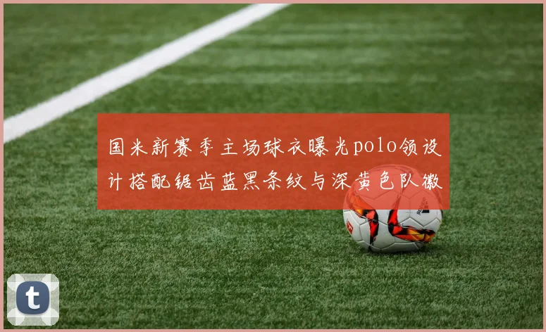 国米新赛季主场球衣曝光polo领设计搭配锯齿蓝黑条纹与深黄色队徽